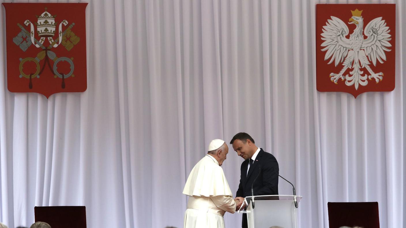 Con il presidente Andrzej Duda