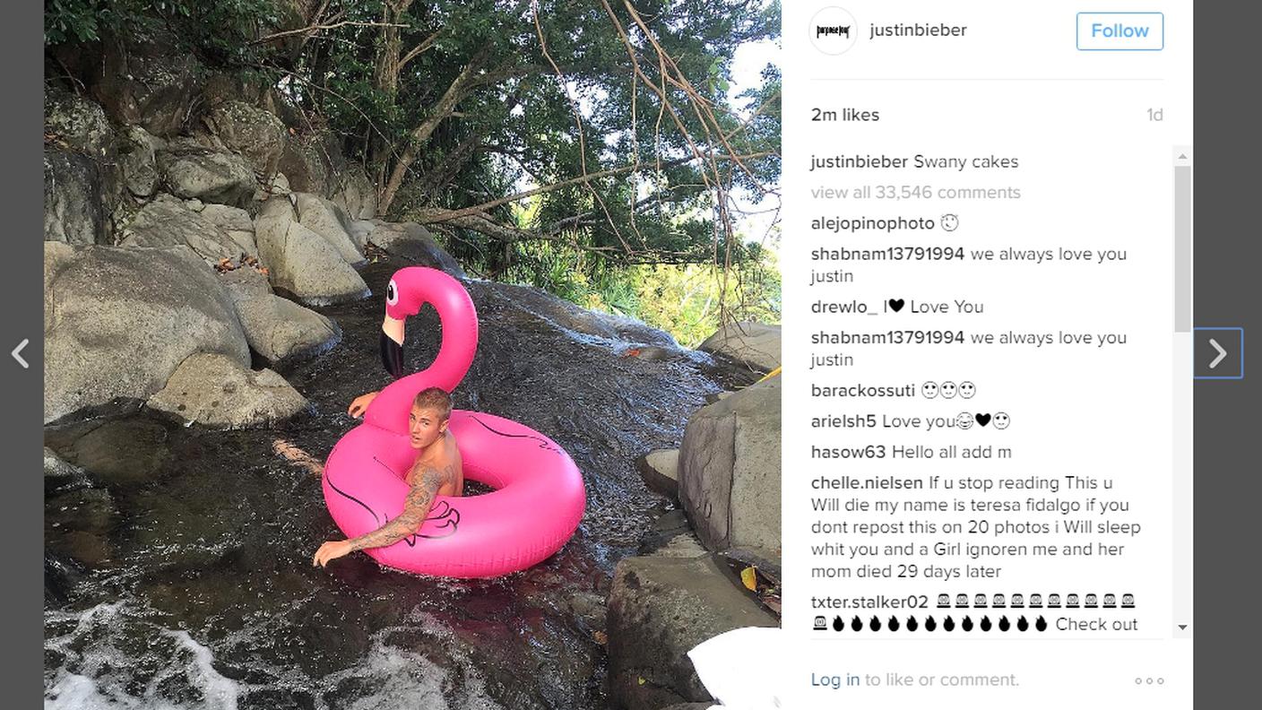 Sarà la stagione, ma i like sembrano essere meno del solito, eh Justin?