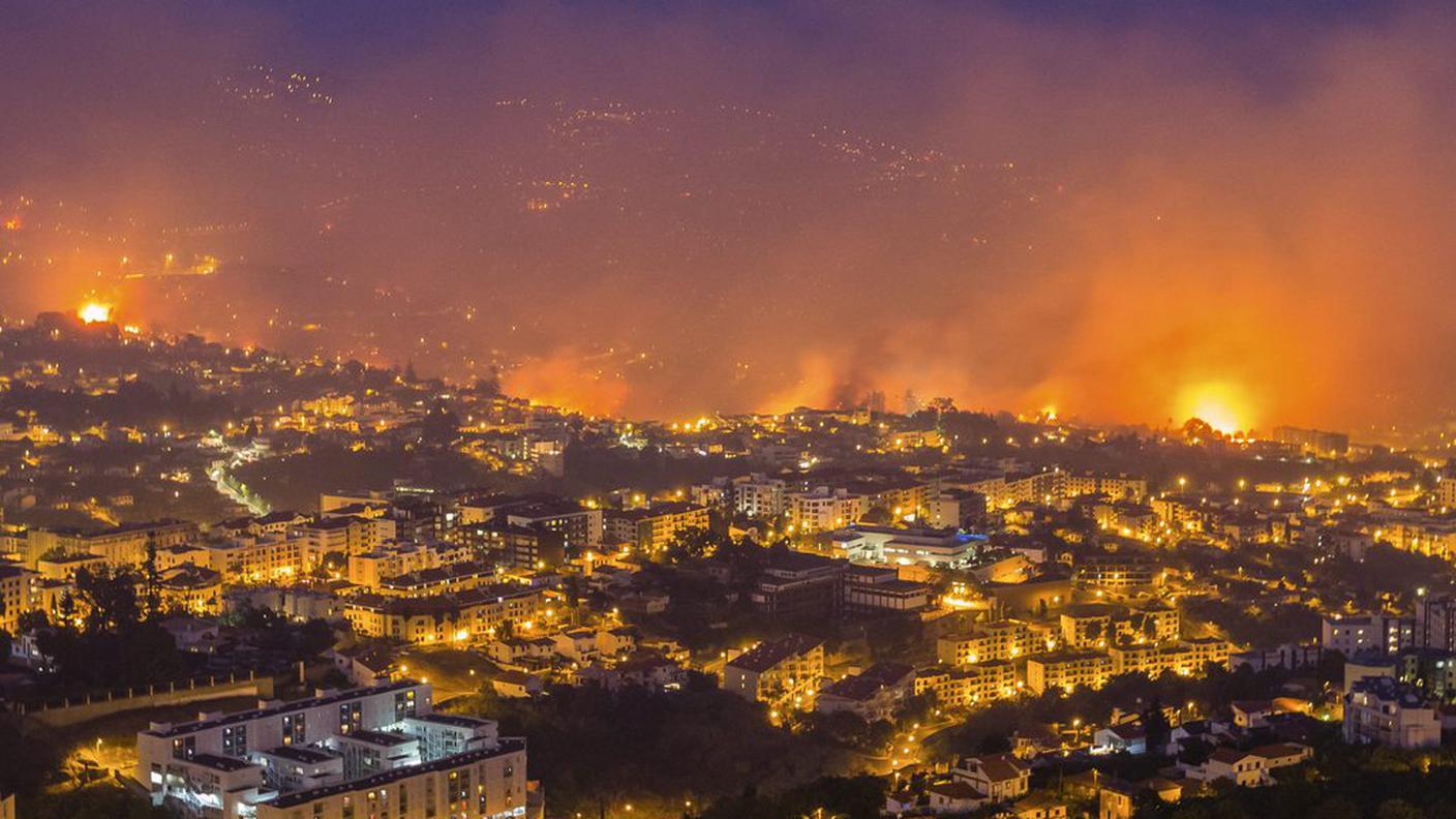 L'incendio è scoppiato ieri, martedì