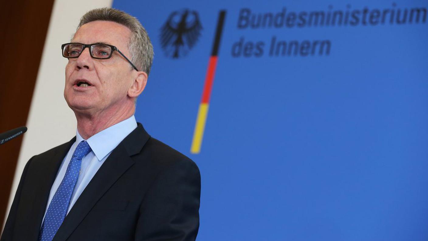 In quest'immagine d'archivio Thomas de Maizière