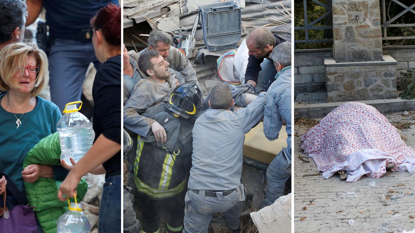 Amatrice: morte e distruzione