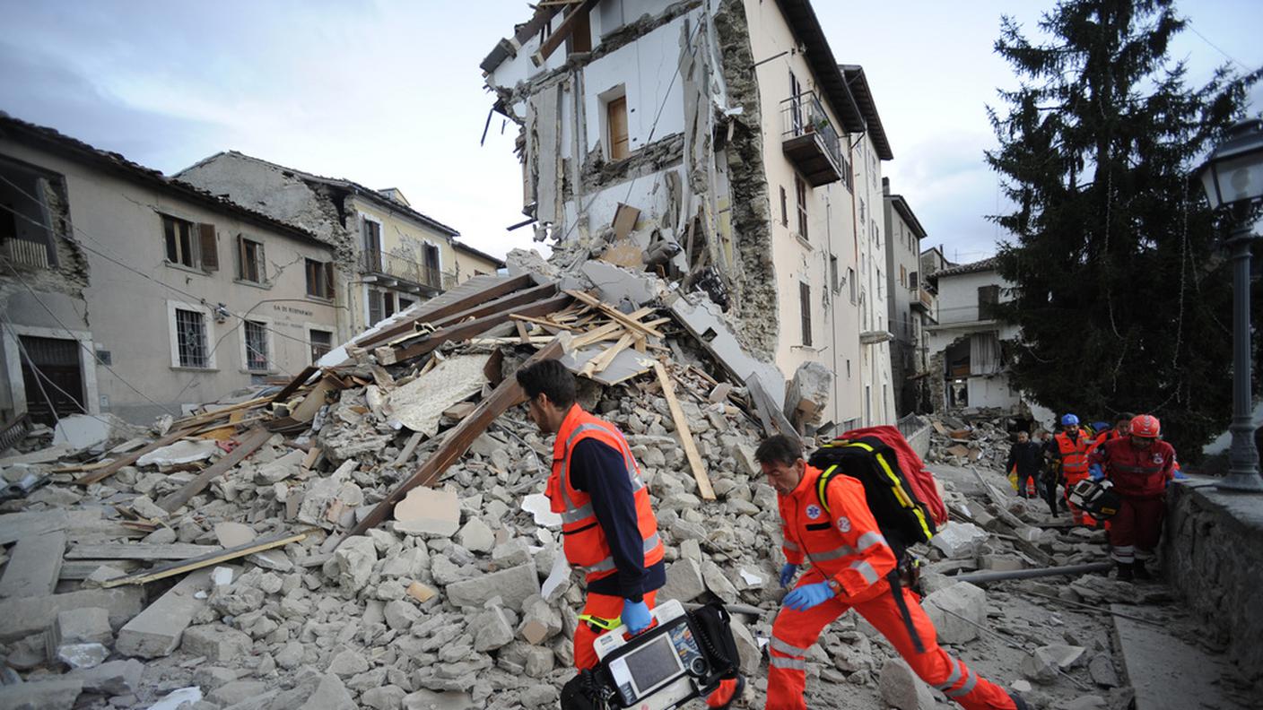 La scossa ha colpito una zona già devastata dal terremoto del 2016