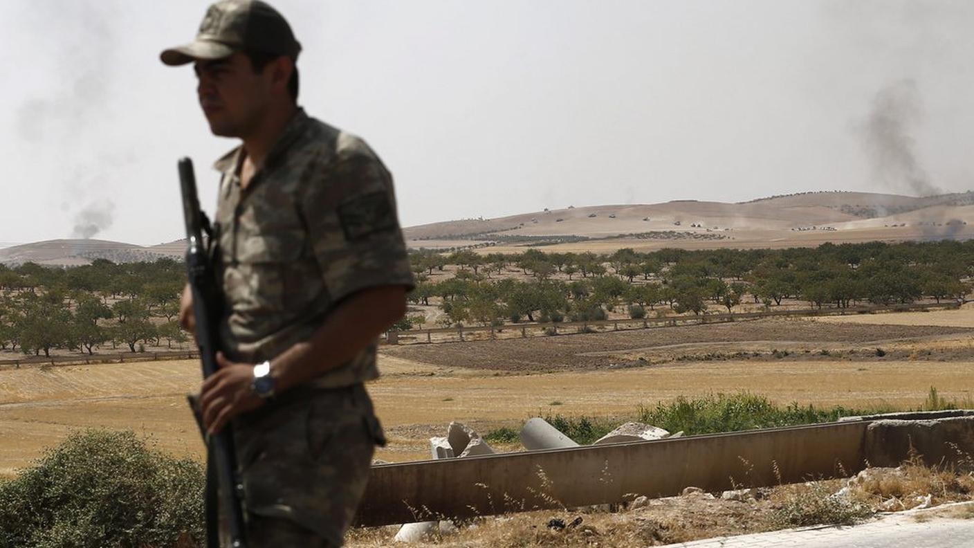 Karkamis, un distretto della provincia di Gaziantep, vicino al confine siriano