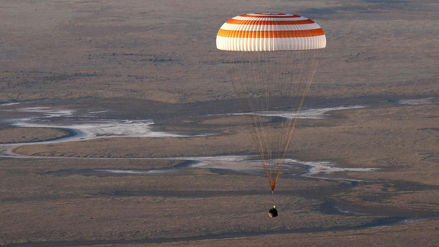 L'atterraggio della capsula