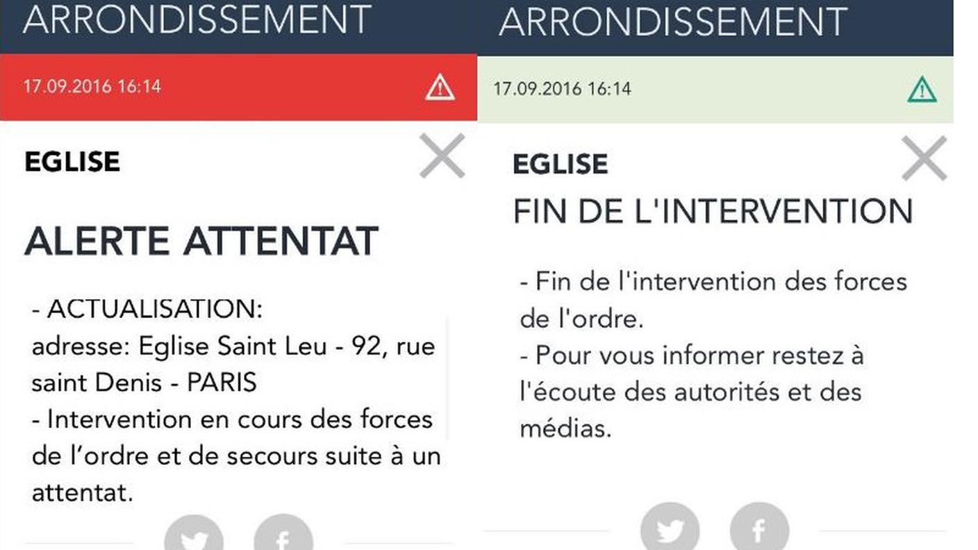 L'allarme terrorismo è rientrato