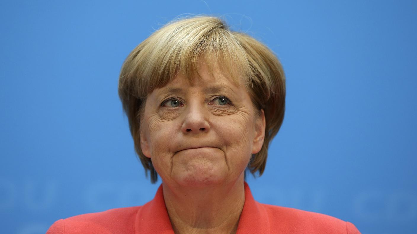 Angela Merkel delusa