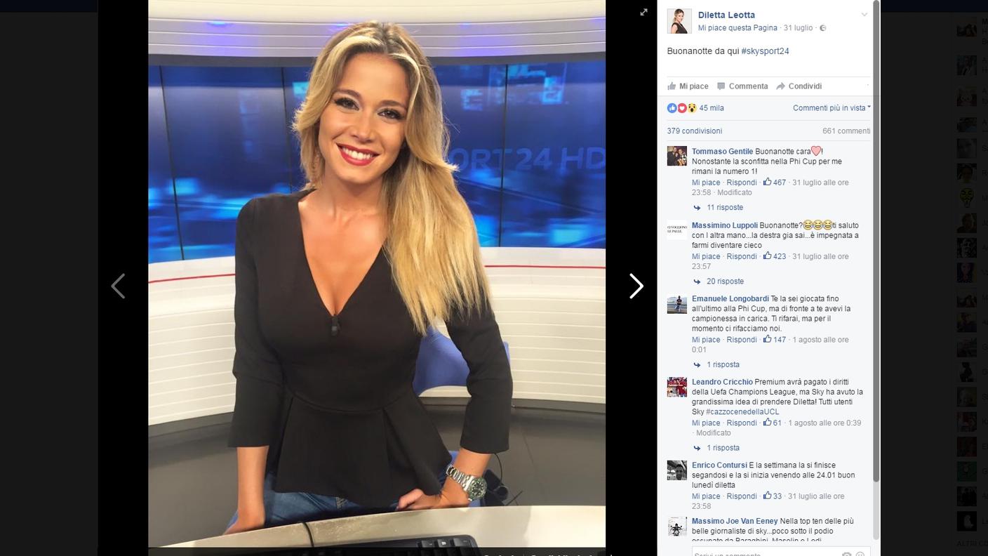 Da settembre le è stato affidato il compito di condurre, con Gianluca Di Marzio, una trasmissione che analizza tutte le partite di Serie B