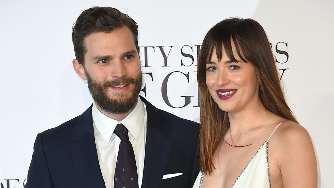 I protagonisti della saga Jamie Dornan e Dakota Johnson