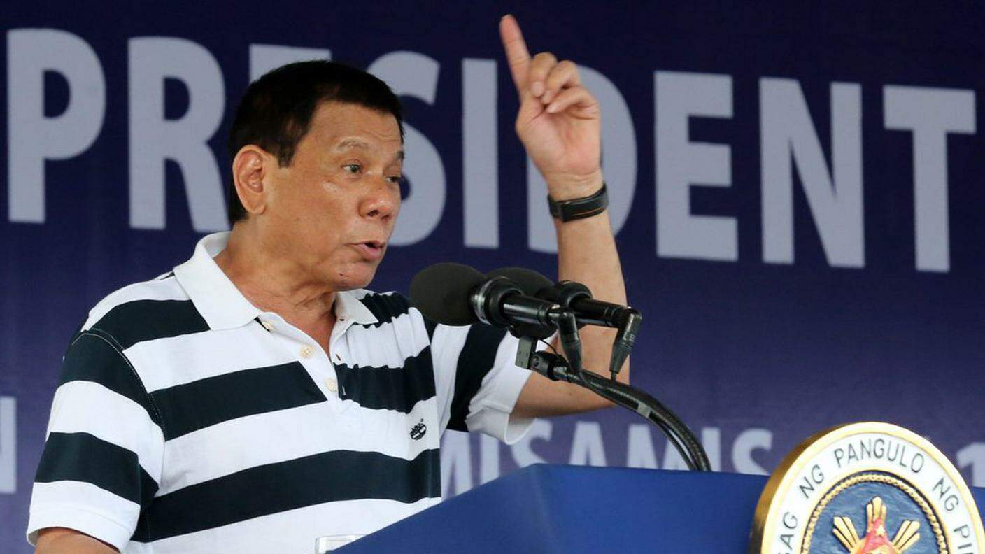Il presidente delle Filippine, Rodrigo Duterte