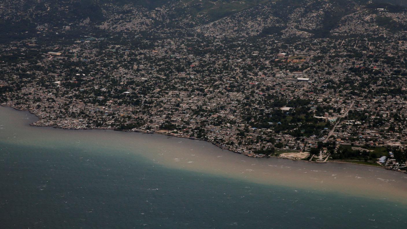 La capitale di Haiti Port-au-Prince vista dall'alto