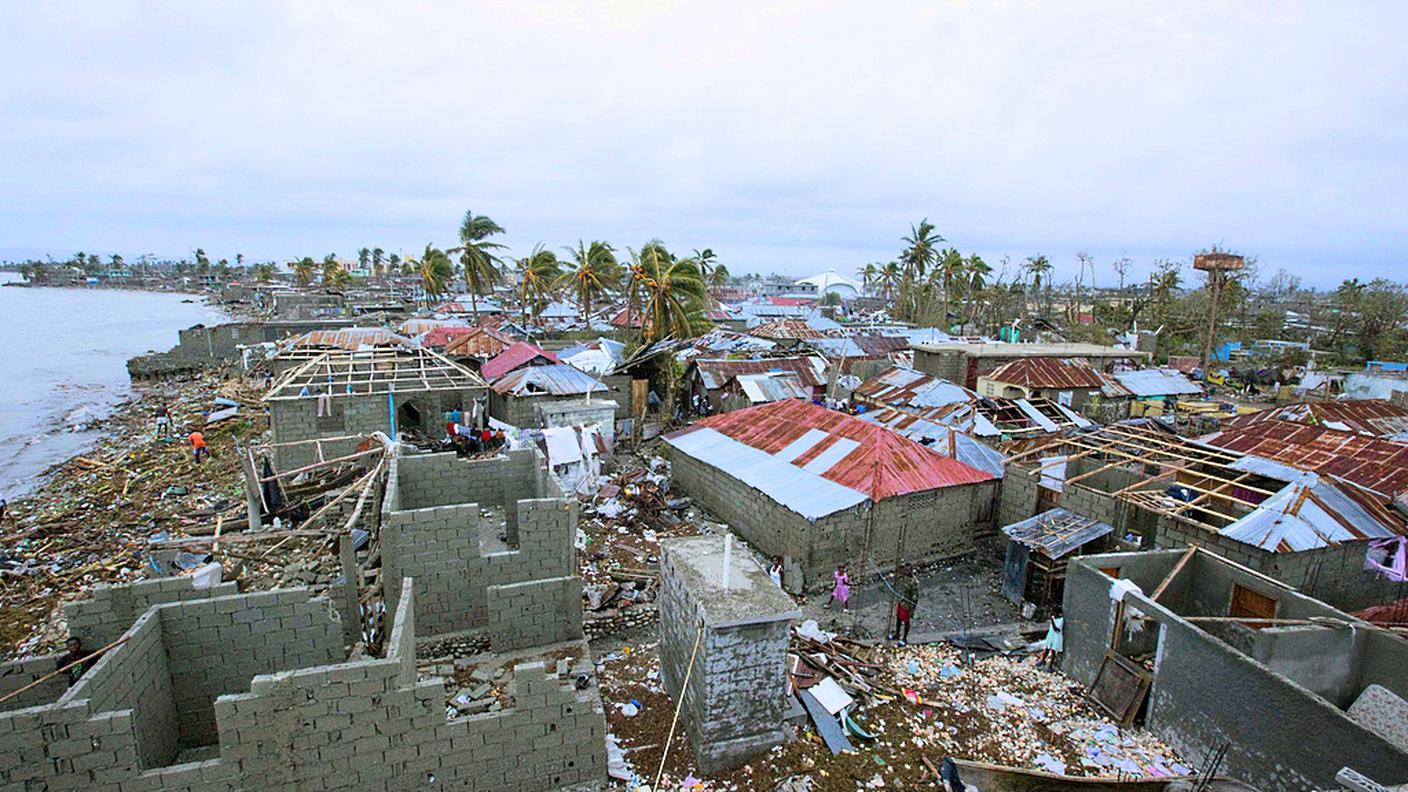 La devastazione lasciata da Matthew