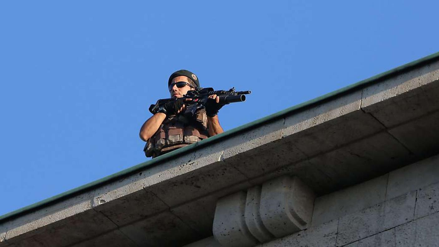 Un poliziotto turco