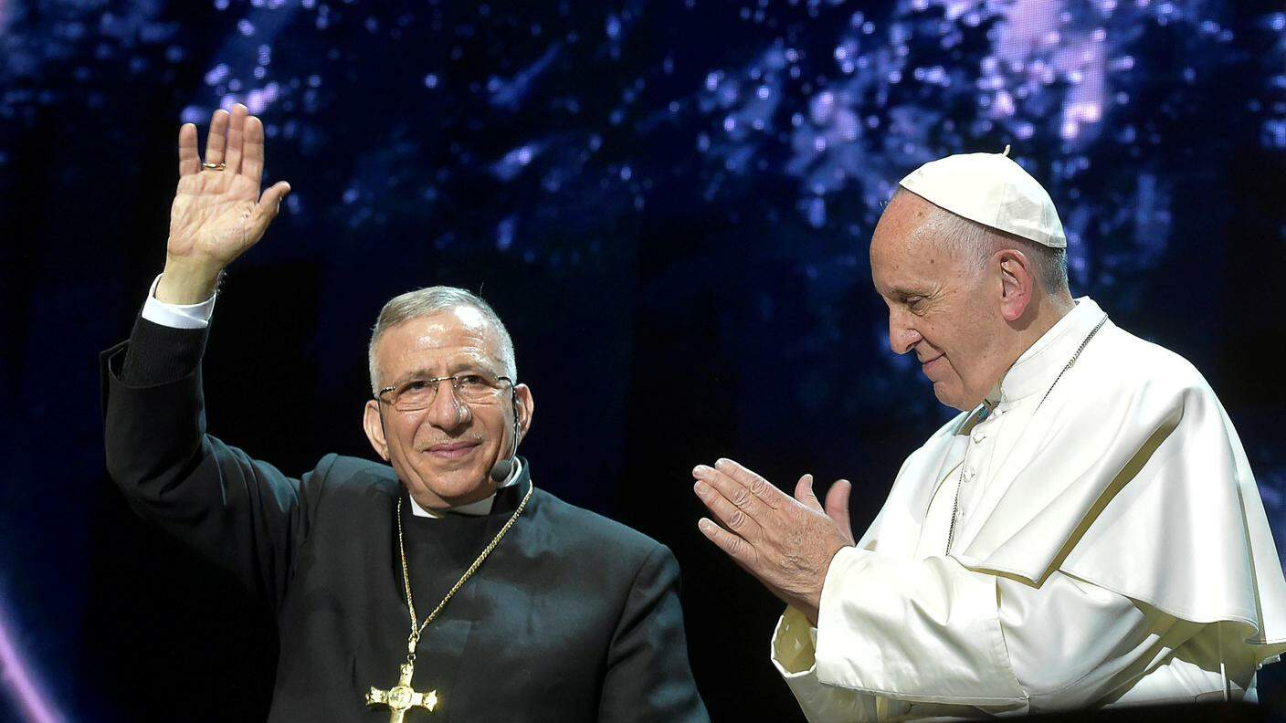 Papa Francesco e Munib Younan
