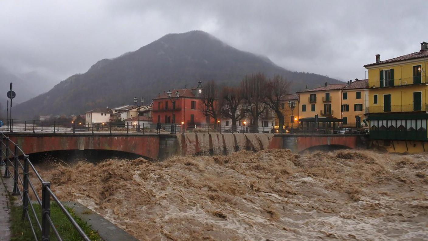 Anche il fiume Tanaro, nel Cuneeese, fa paura