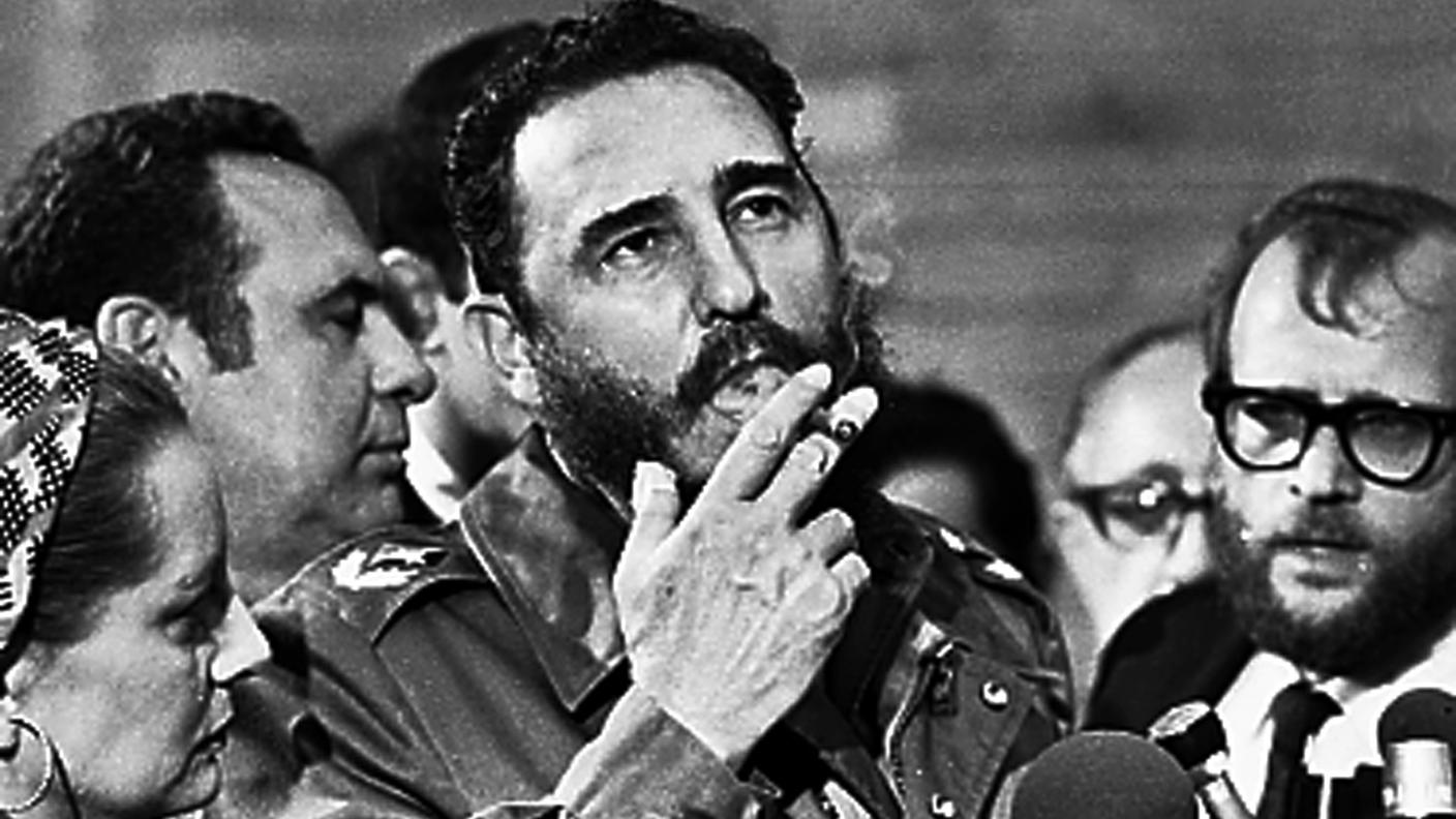 Castro in un'immagine scattata  scattata nel 1975