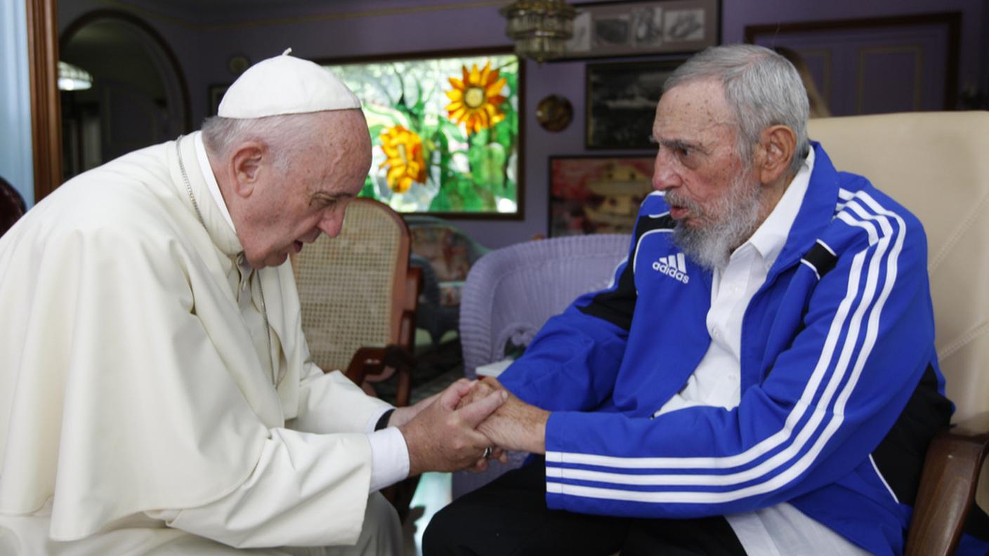 L'incontro fra Castro e Bergoglio lo scorso anno