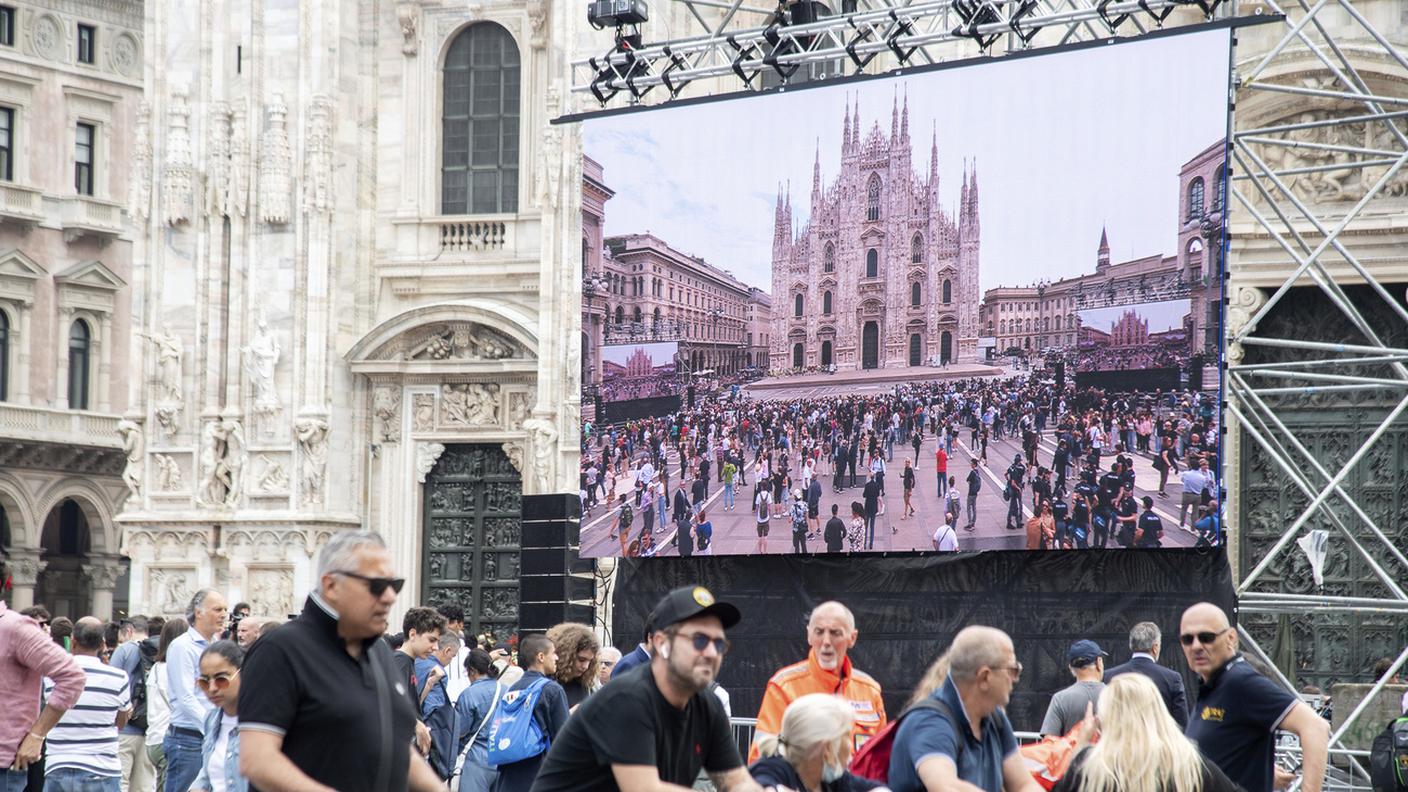 14 giugno 2023; funerale di Silvio Berlusconi