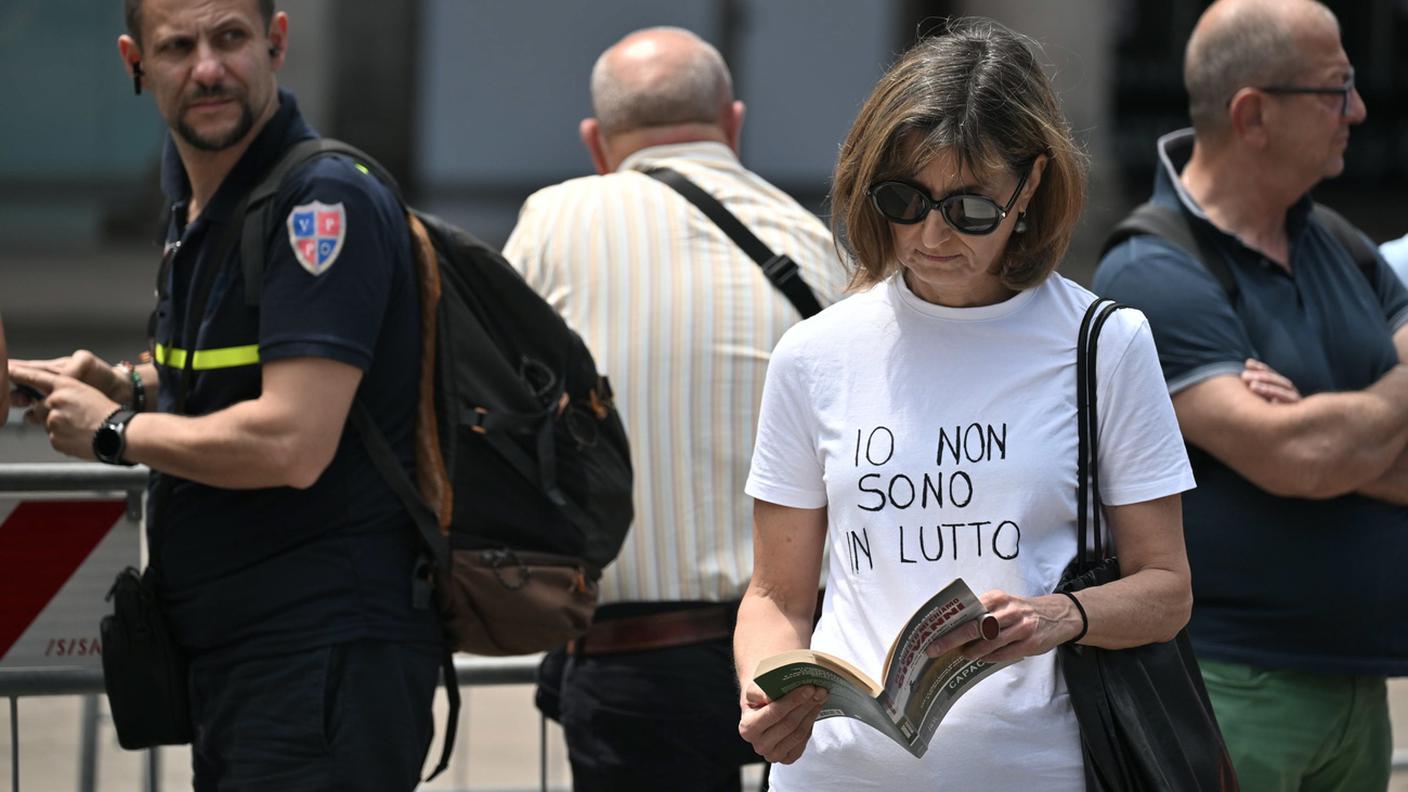 14 giugno 2023; funerale di Silvio Berlusconi