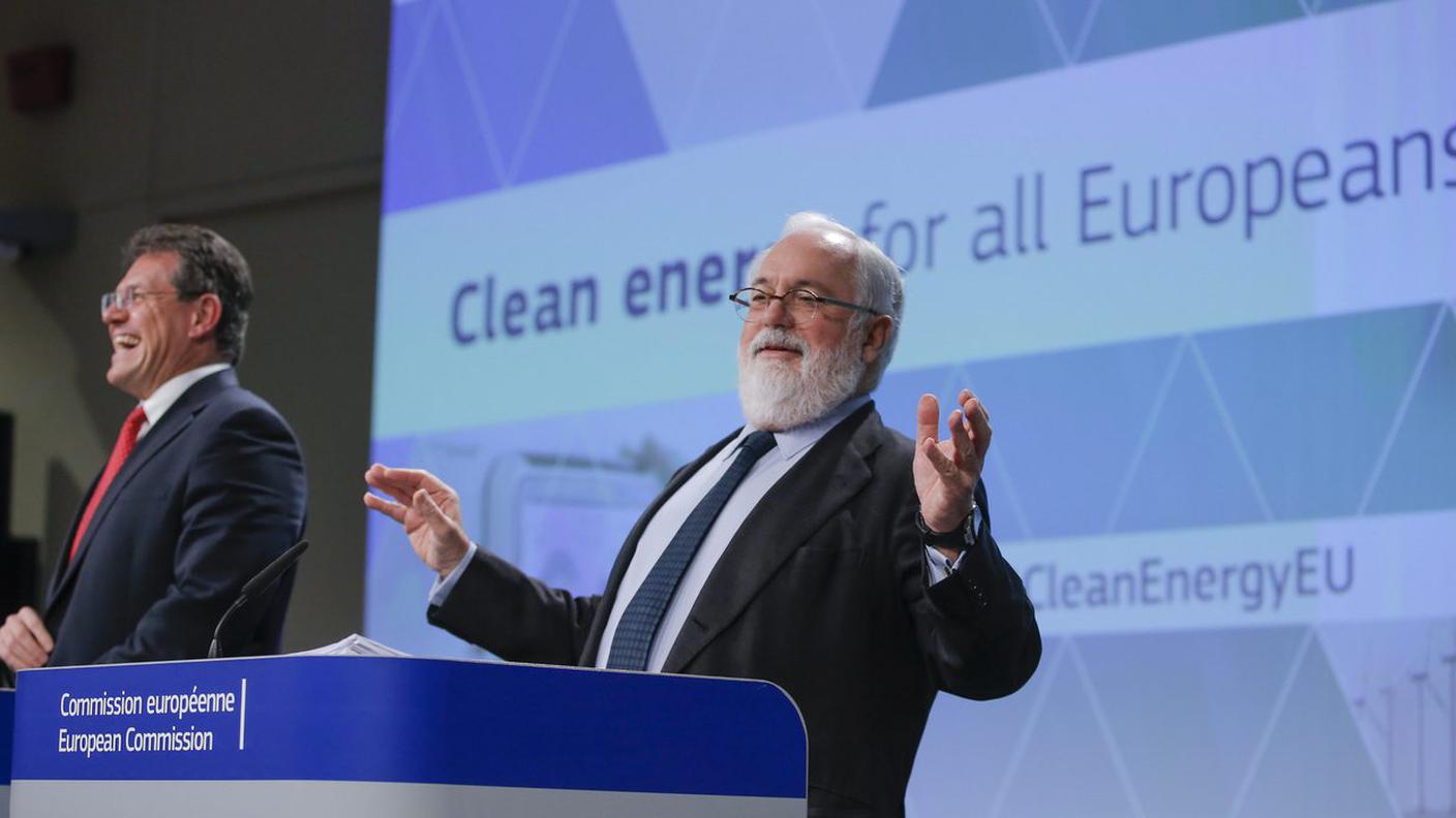 Il vicepresidente per l'Unione dell'energia, Sefcovic, e il commissario per energia e clima, Canete, hanno dato l'annuncio