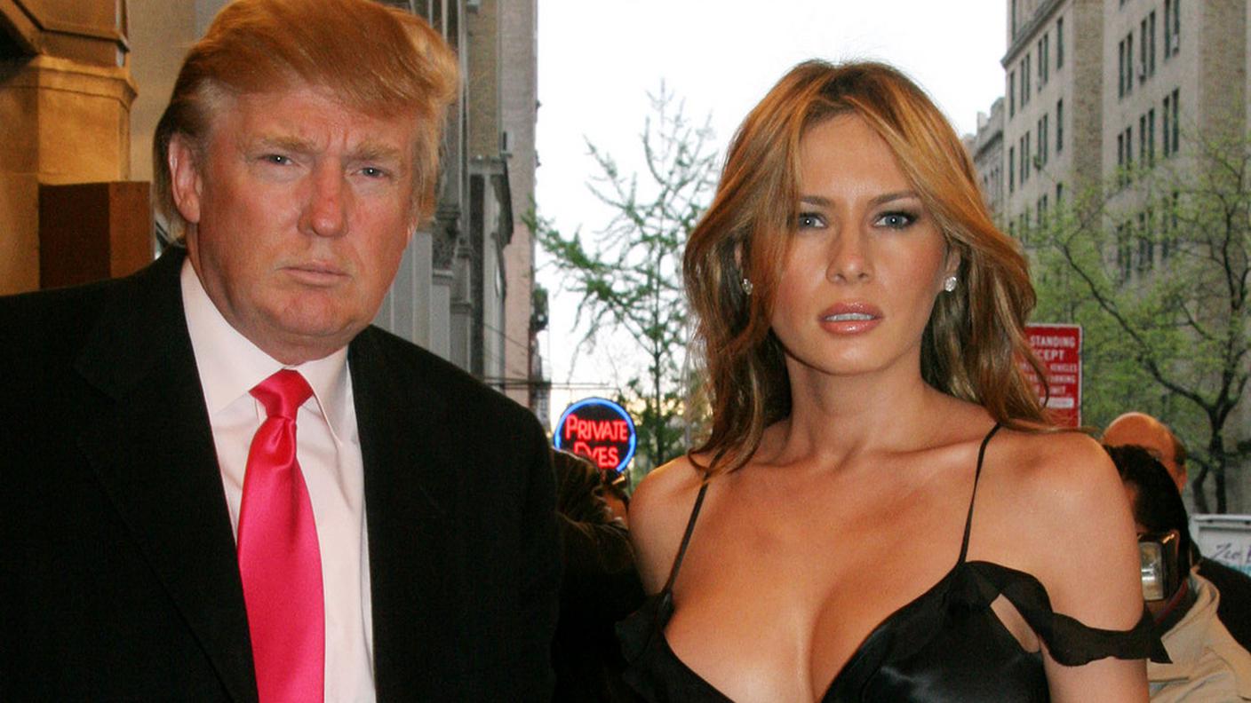 Donald Trump con la moglie Melania