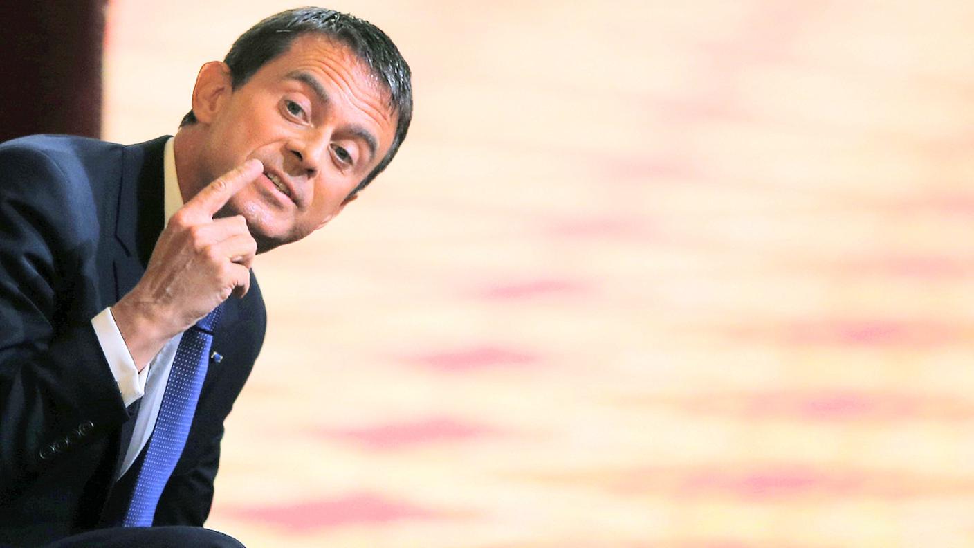 Manuel Valls in una foto d'archivio
