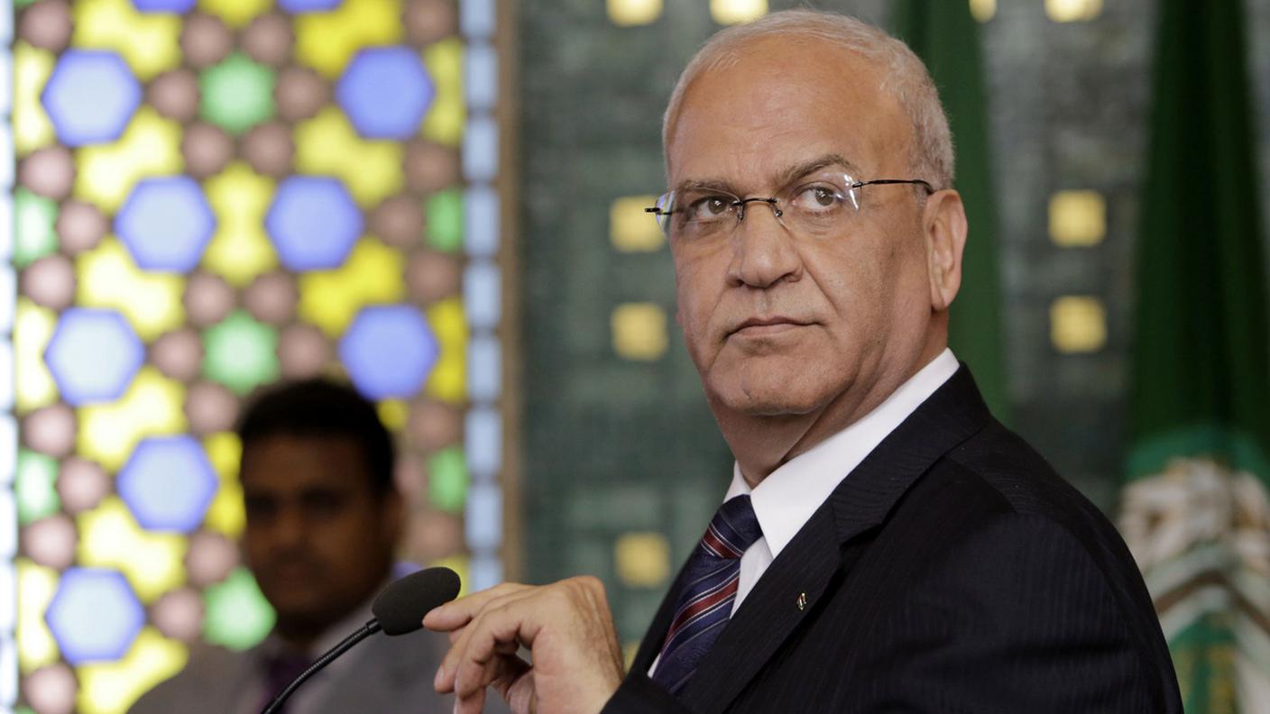Il segretario generale dell'Organizzazione per la liberazione della Palestina Saeb Erekat