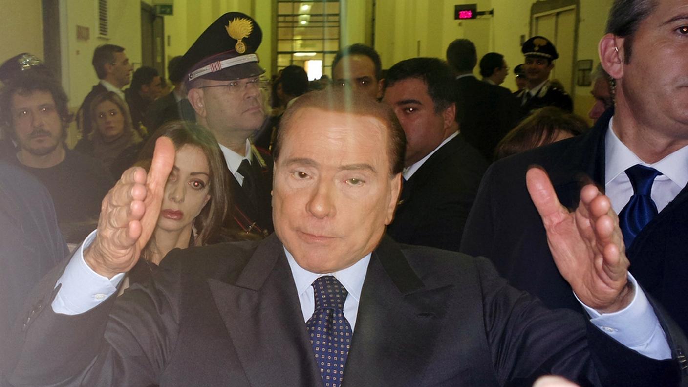 Il Cavaliere al processo Mediaset