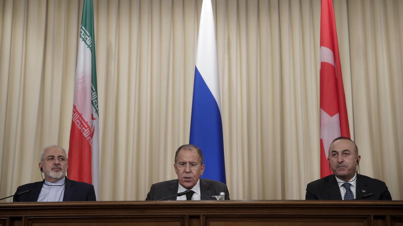 Iran, Russia e Turchia si sono incontrati oggi, martedì a Mosca
