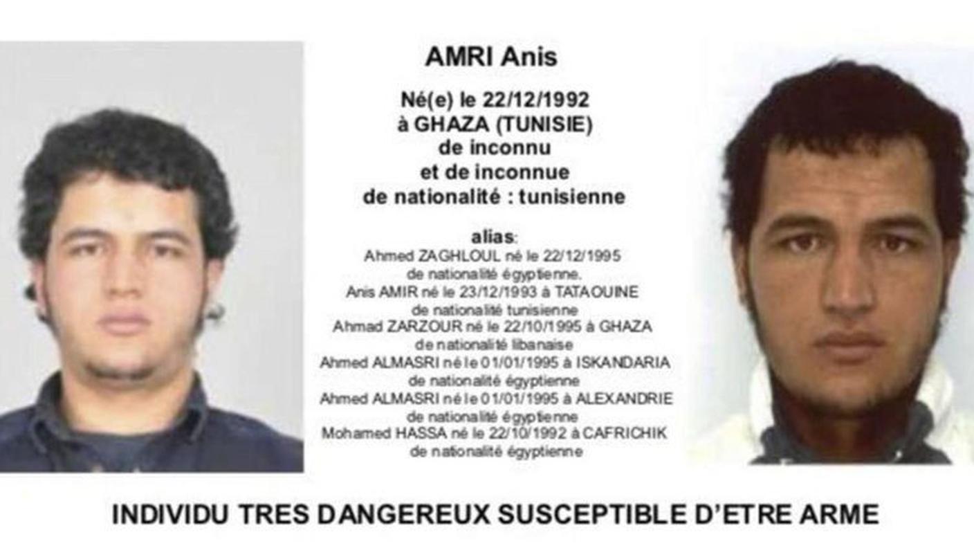 Anis Amri in pochi anni ha cambiato aspetto più volte 