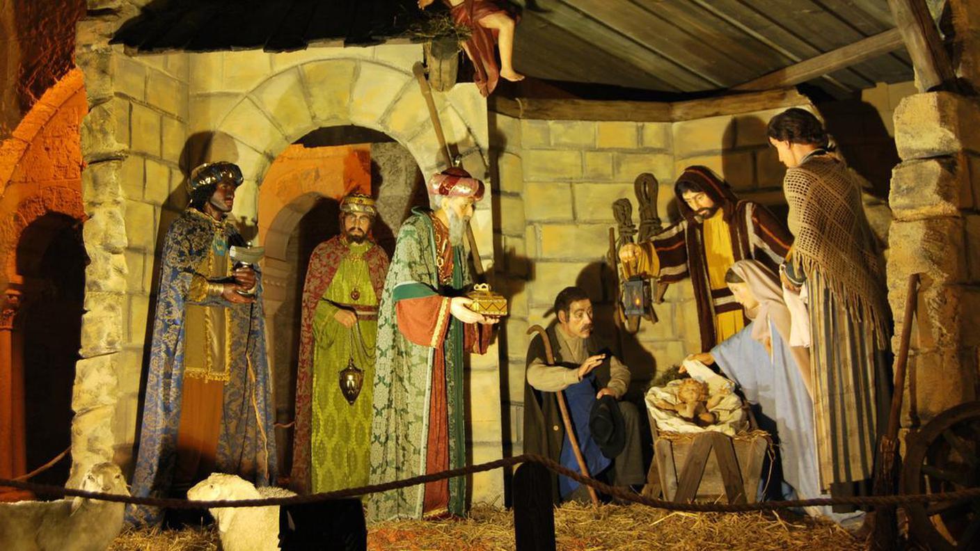 Il presepe a grandezza naturale è tra le attrazioni del Natale a Betlemme