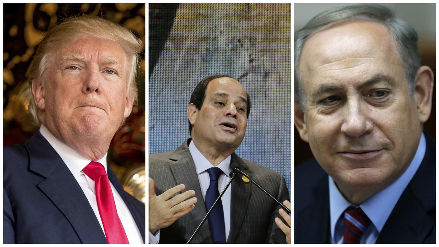 Trump, al Sissi e Netanyahu