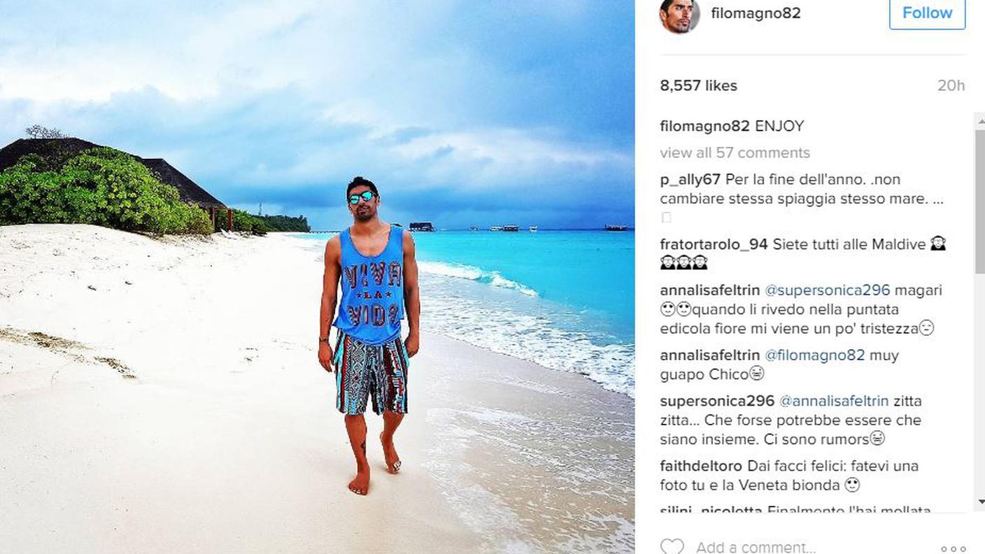 Sabbia bianca anche per Filippo