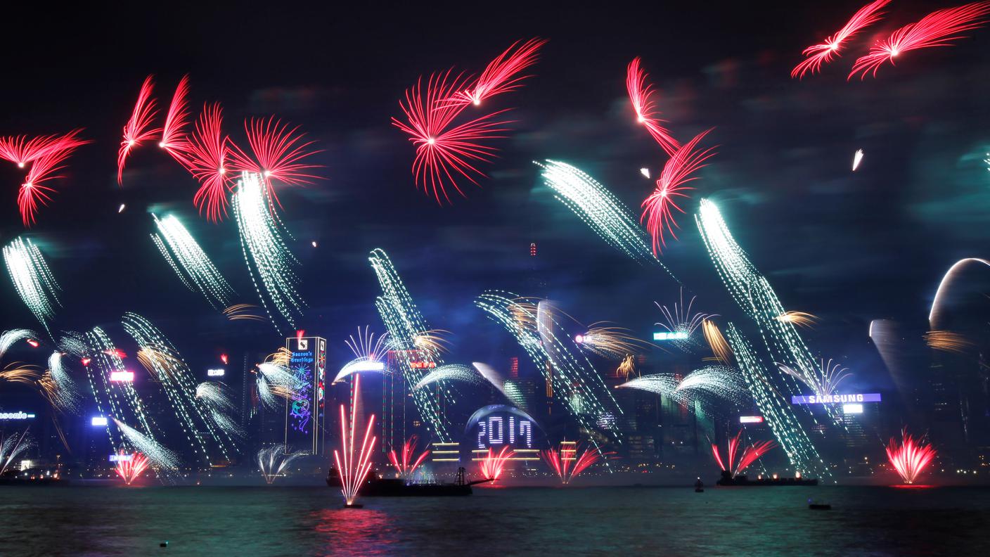 Spettacolo a Hong Kong