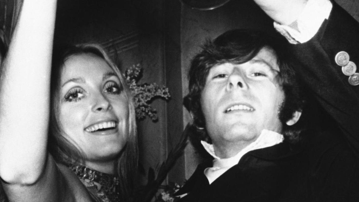 Sharon Tate con Roman Polanski