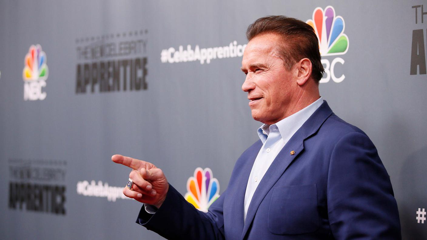 Arnold Schwarzenegger pare richiamare all'ordine un grintoso Donald Trump