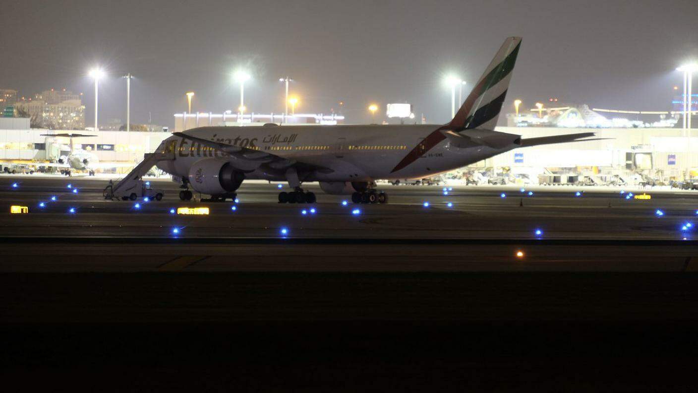 Un aereo della compagnia Emirates