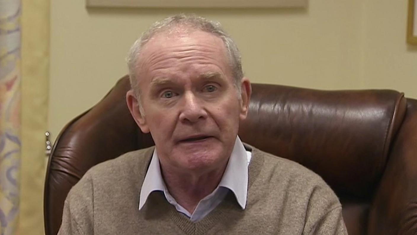 Il vice primo ministro Martin McGuinness