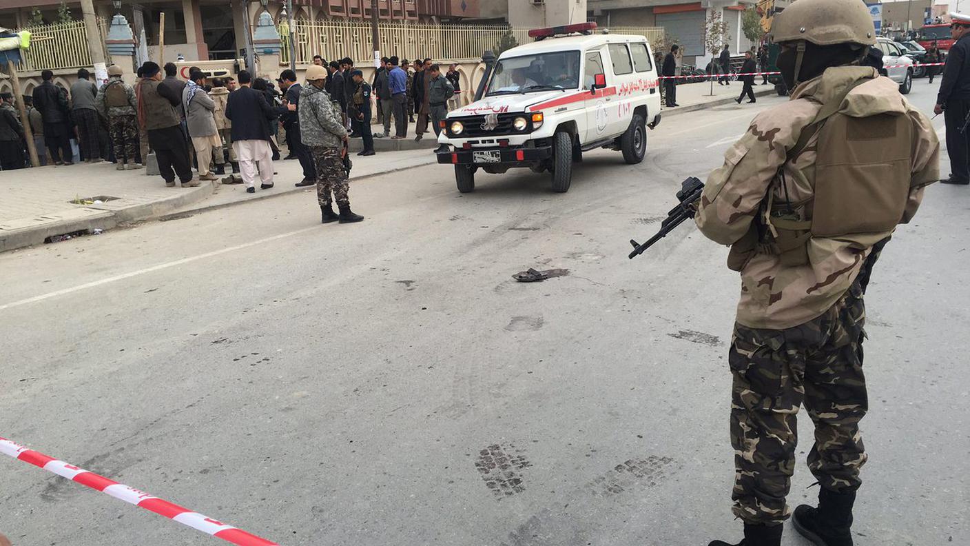 Posto di blocco a Kabul