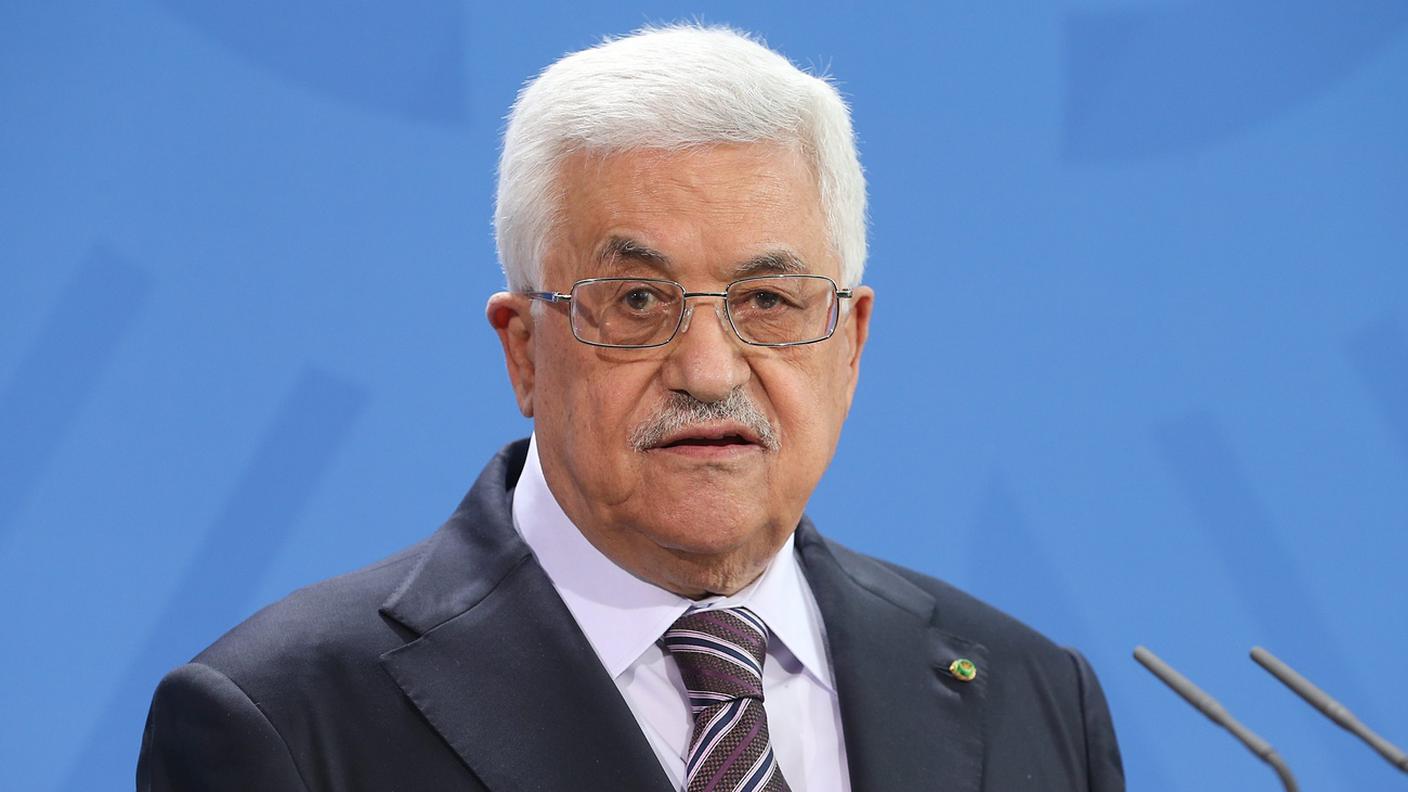 Il presidente palestinese Mahmud Abbas 