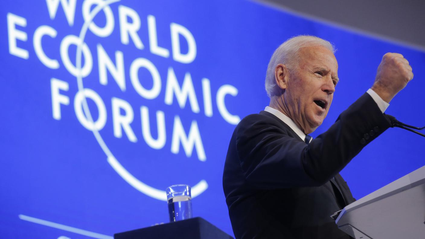 Joe Biden, a Davos un addio grintoso