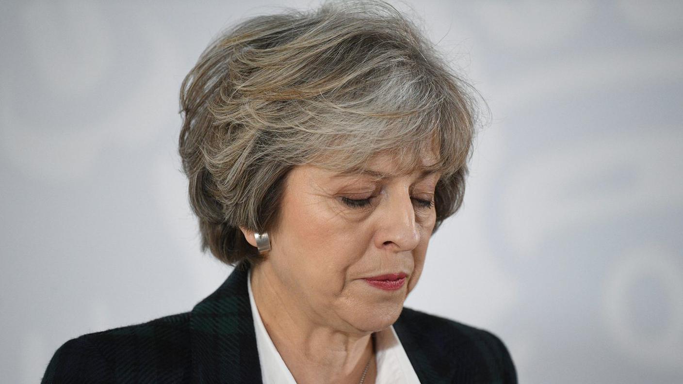 La prima ministra britannica Theresa May