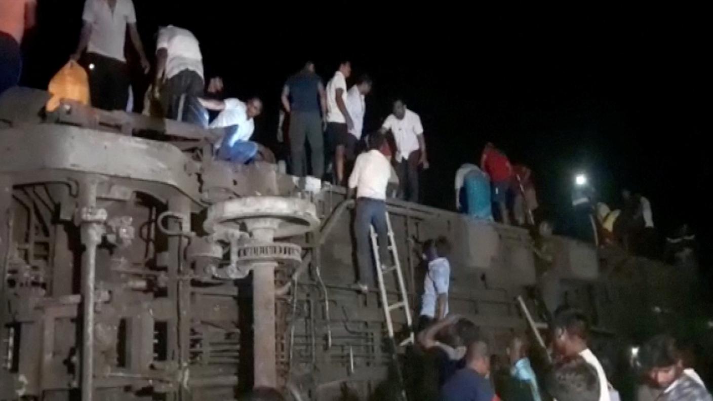 Disastro ferroviario in India