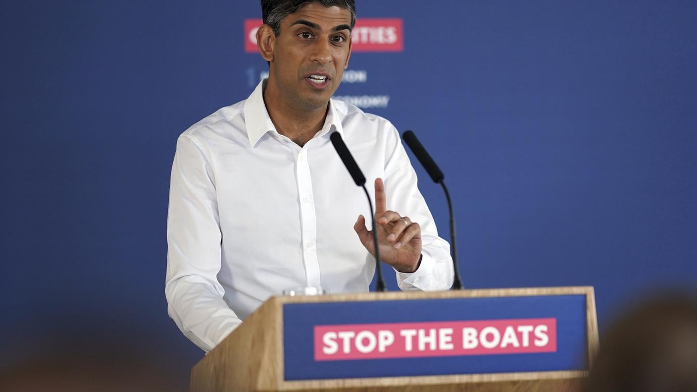 Il premier britannico Rishi Sunak