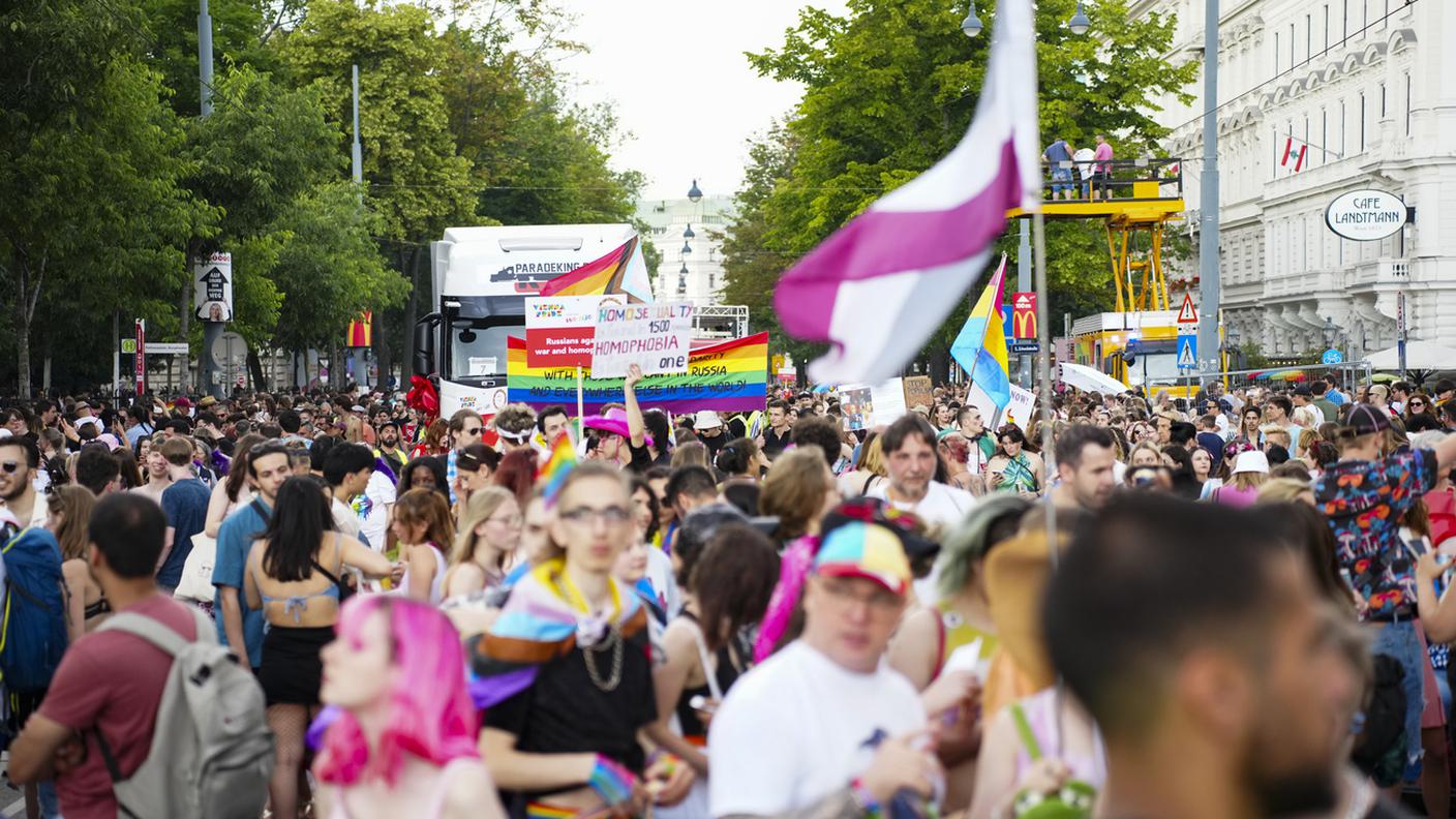 La sfilata del Pride di Vienna