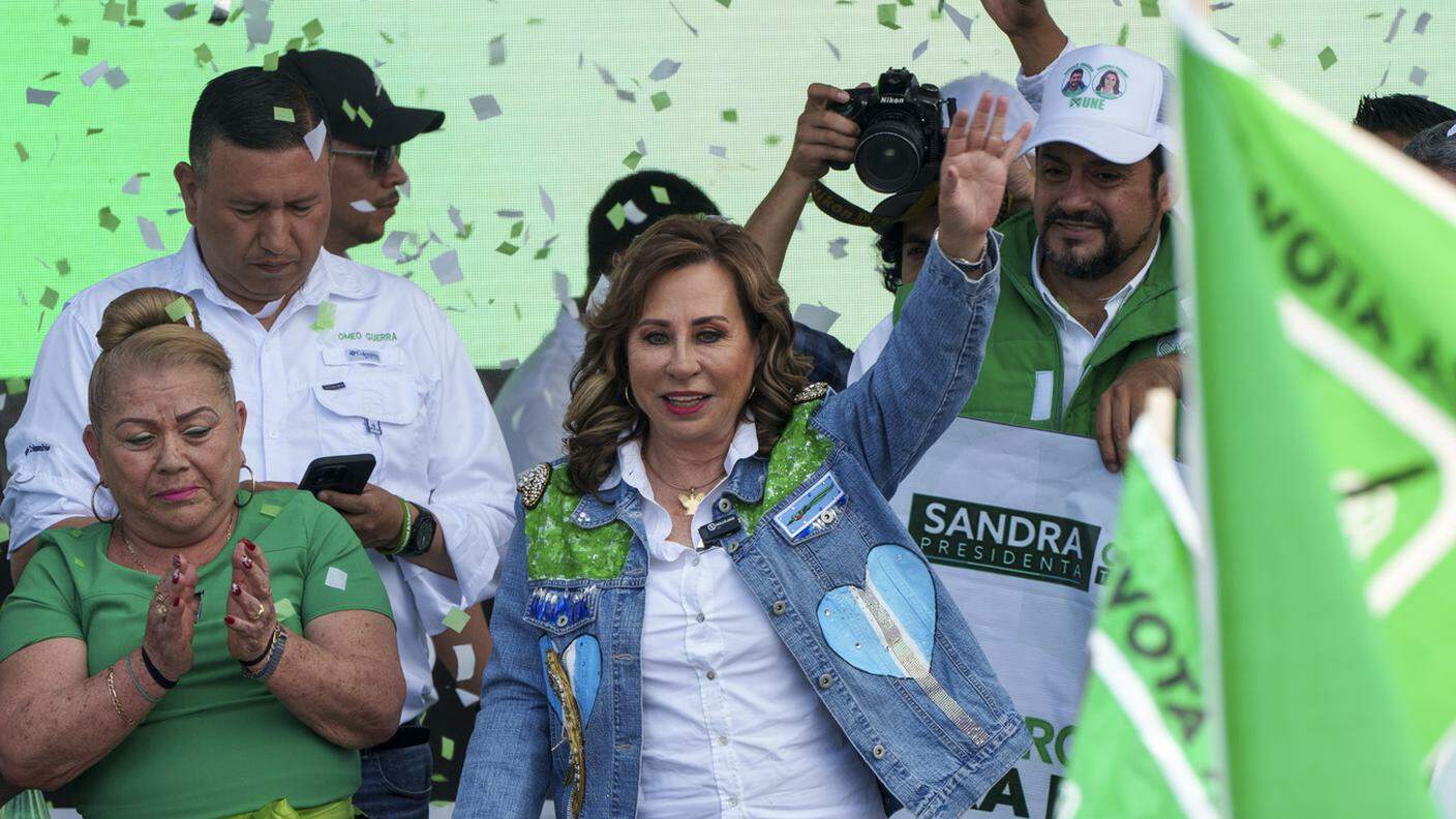 Sandra Torres, la candidata alla presidenza del Paese maggiormente accreditata secondo i sondaggi