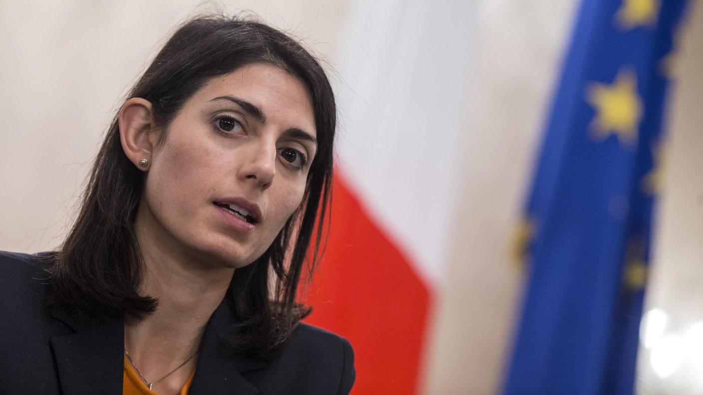 La sindaca di Roma Virginia Raggi