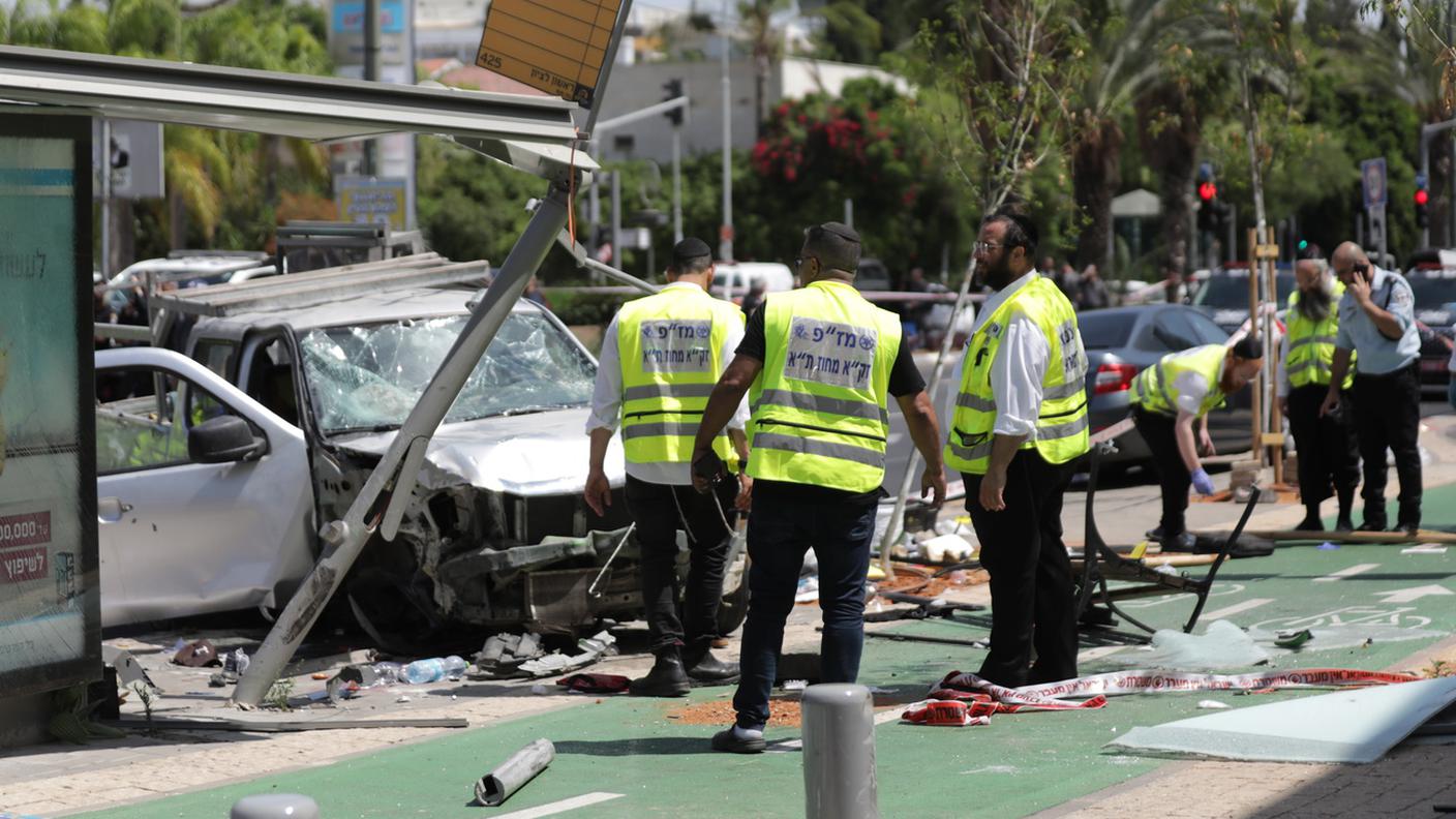tel aviv attentato pickup