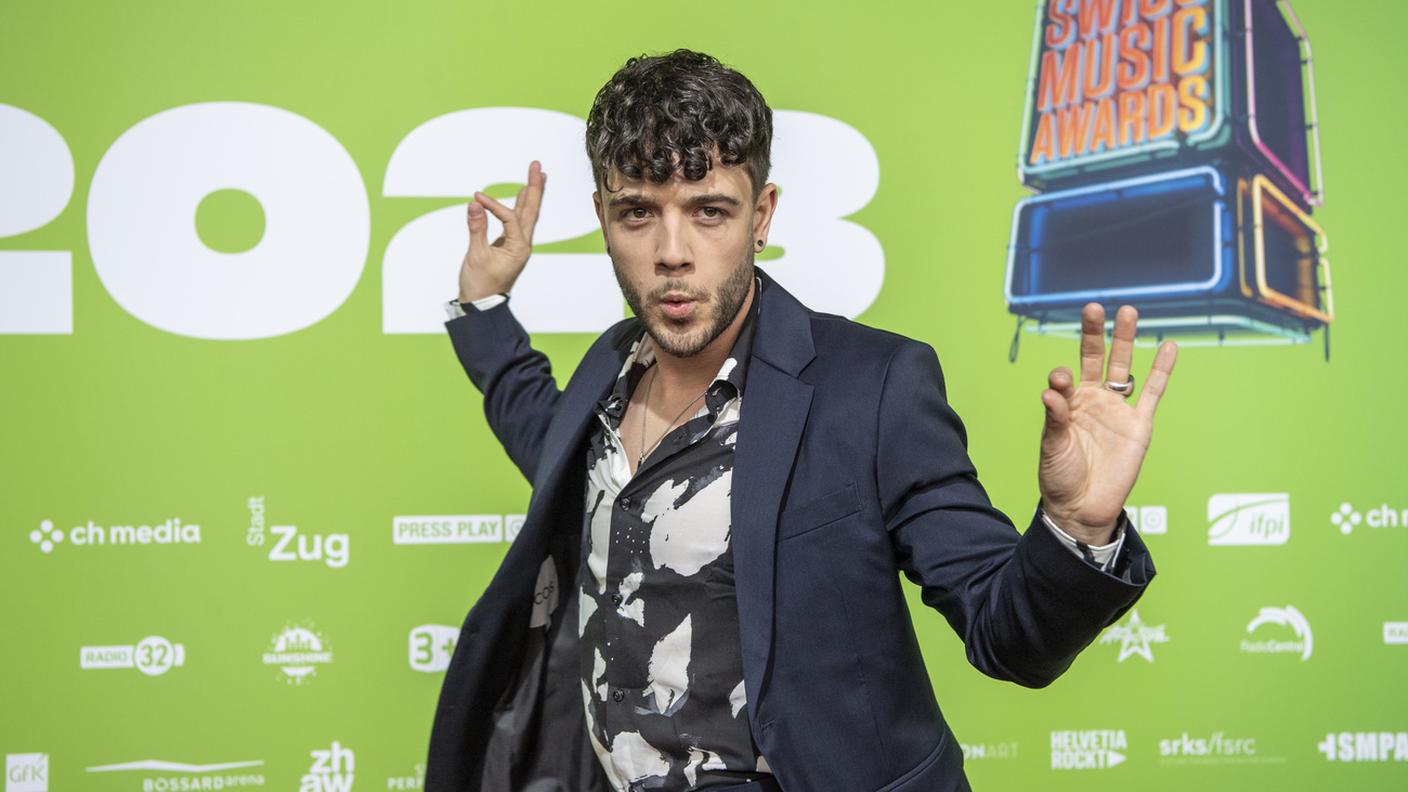 Il cantante Luca Hänni