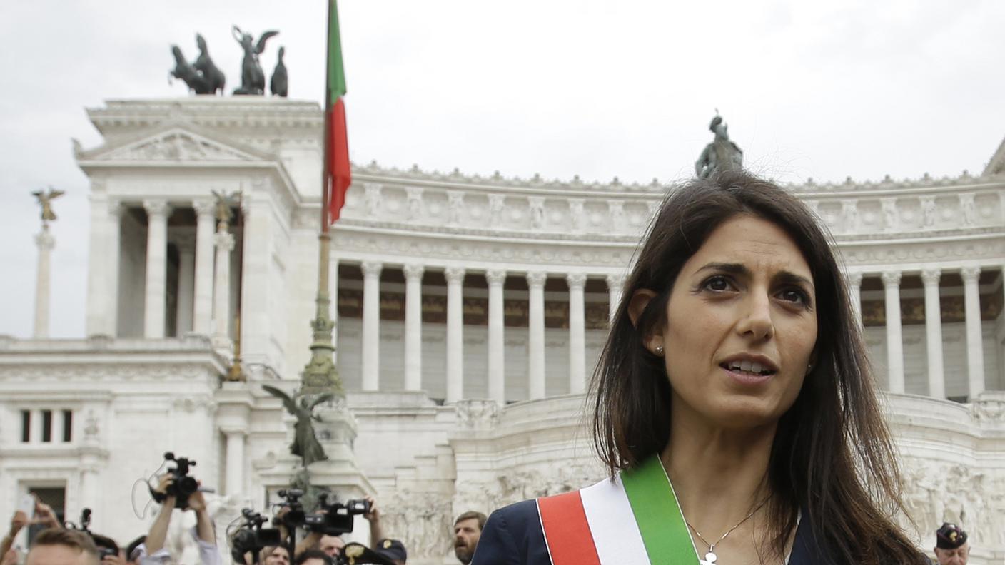 La sindaca di Roma, Virginia Raggi
