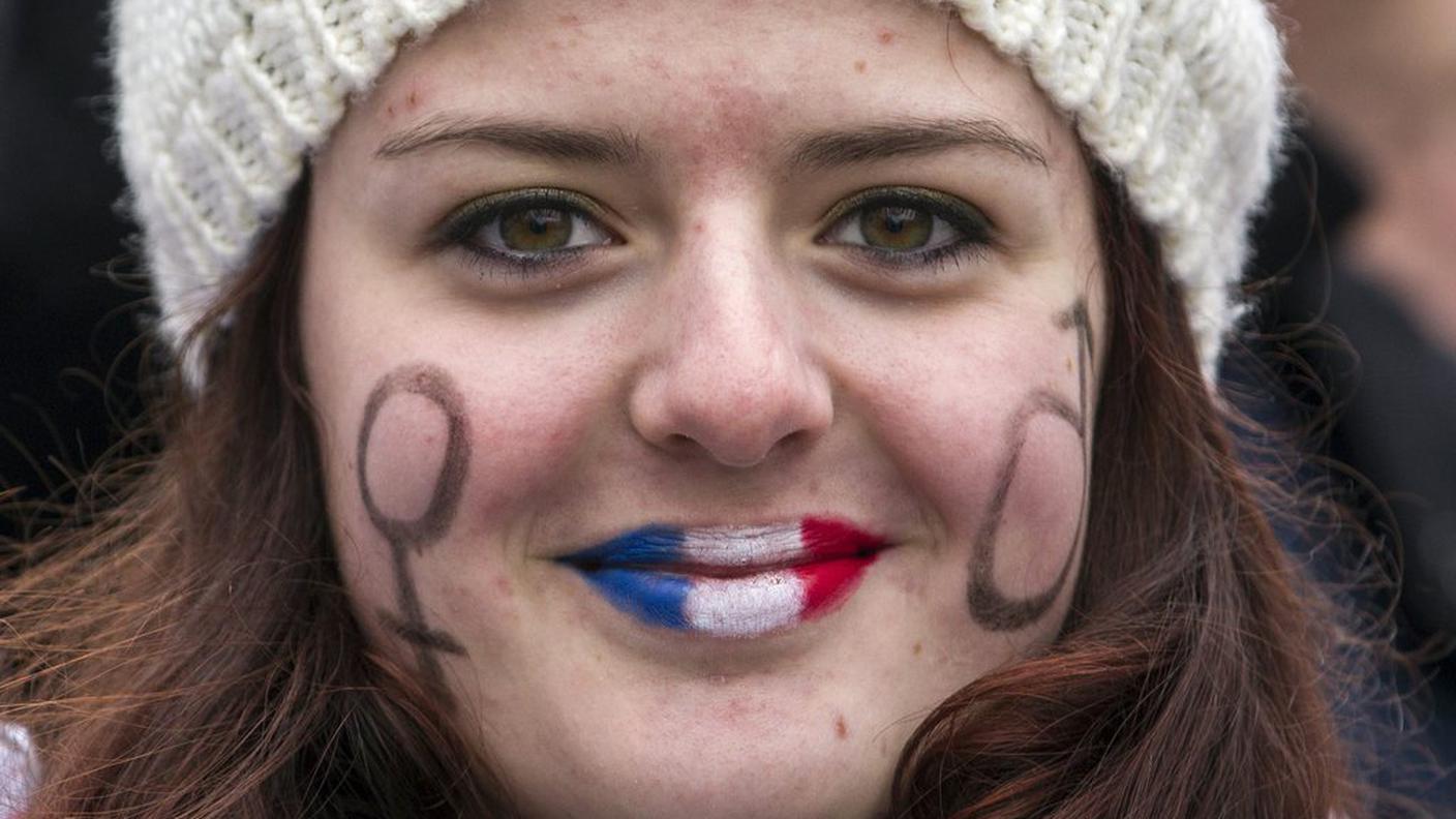 Manifestazione a Parigi contro nozze gay(4)_13.1.2013_keystone.JPG